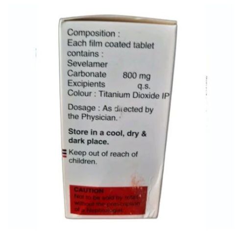 Sevcar 800 Sevelamer Carbonate Tablet
